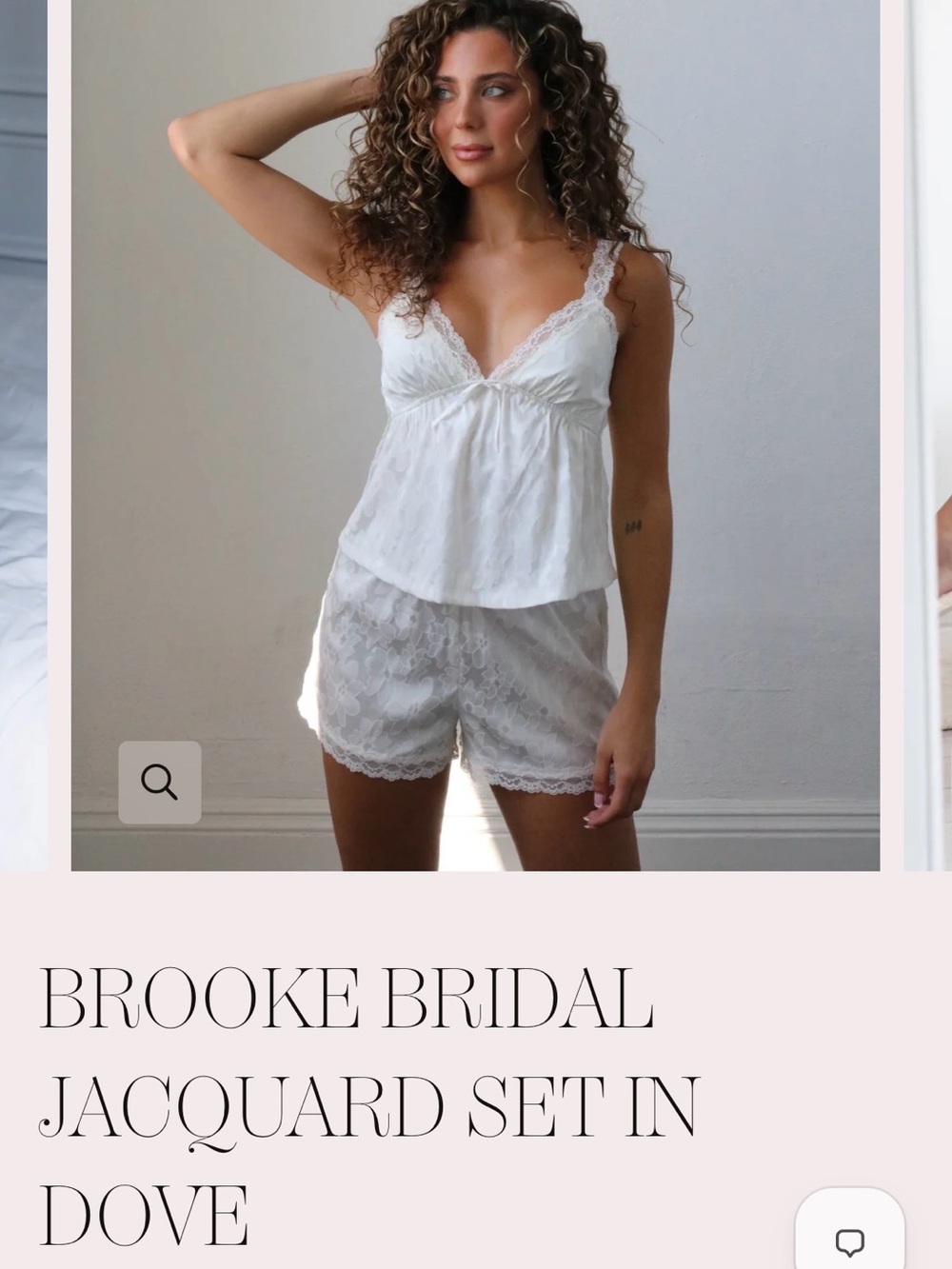 Waverles brooke bridal pajamas and Faye robe set